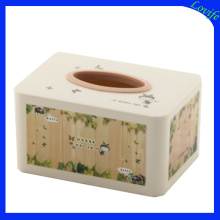 Rectangle Cartoon Plastic Tissue Boxes for Office